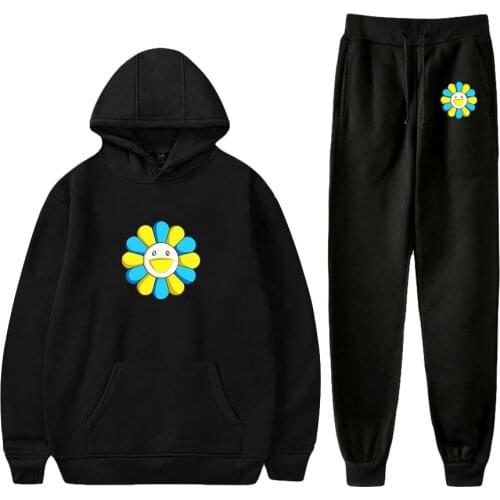 Sad Frosty Two Piece Set Women Men Long Sleeve Hoodies+Jogger Pants Fashion Hot Sale Casual Streetwear Clothes