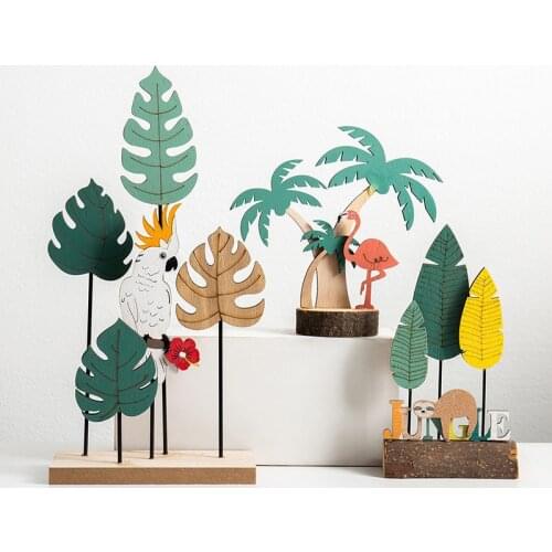 Northern European Ins Creative Tropical Plants Small Tree Decoration Childrens Room Decoration Ornament TV Cabinet Decoration