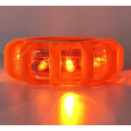 NEW 10.7 * 3.3cm Traffic Safety Warning Light Magnetic Car Road Signal Emergency Flash Highlight Suspension Multifunction