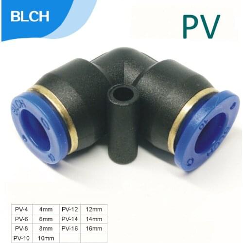 Pneumatic 16mm to 16mm OD Tube L shaped Elbow Quick Fittings Connector Adapters One Touch Pneumatic Piping Fitting