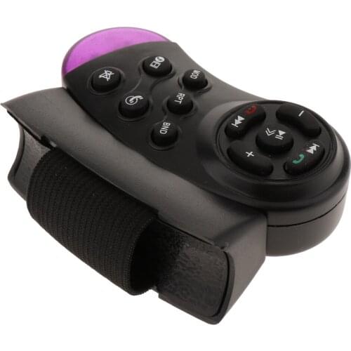 Car Steering Wheel Controller, 11-Key Button DVD MP3 Player Wireless Remote Controller for Universal Vehicles