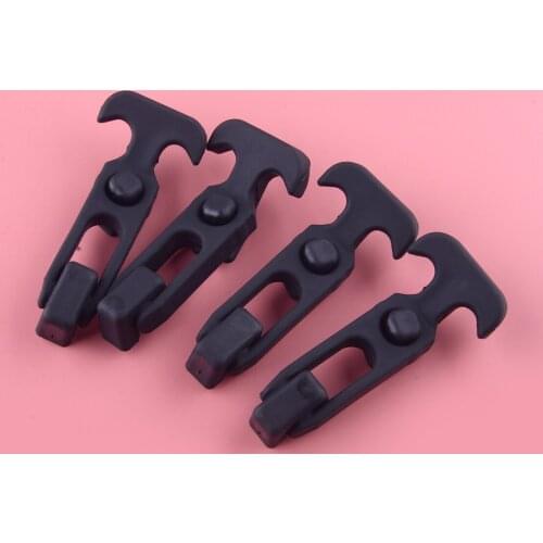4Pcs M5 Rubber T-Handle T-Latch Hasp Draw Latch Screw Fit For RV Tool Box Cooler Golf Cart Off-road Universal Accessories