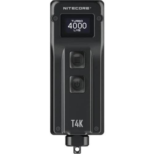 NITECORE T4K Quad-Core Intelligent Keychain Flashlight 4*XP-L2 V6 LED max 4000 lumen throw 209 meter mini Torch bulit-in battery