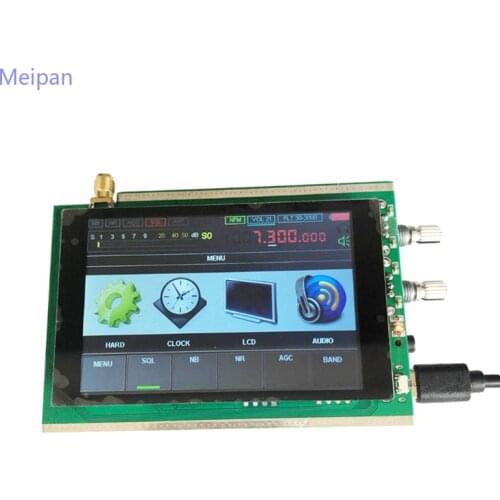 50KHz-200MHz Malachite SDR Shortwave Radio Malahit DSP HAM Transceiver Receiver 3.5 inch LCD Screen