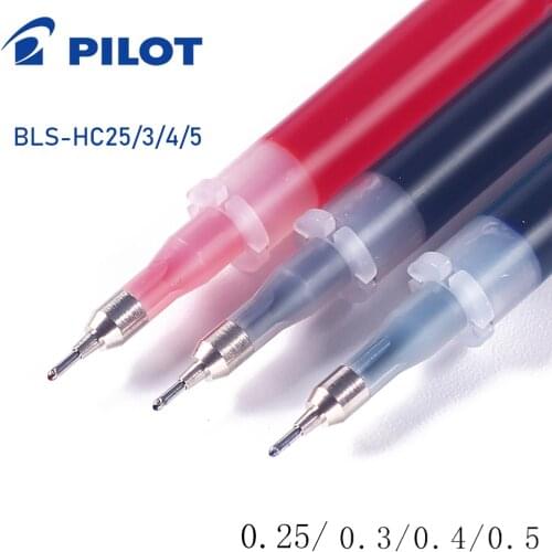 9 Pieces Pilot Hi-Tec-C Gel Pen Refill Extra Fine 0.4mm Gel Pen Refills 6pcs/lot BLS-HC4 Writing Supplies