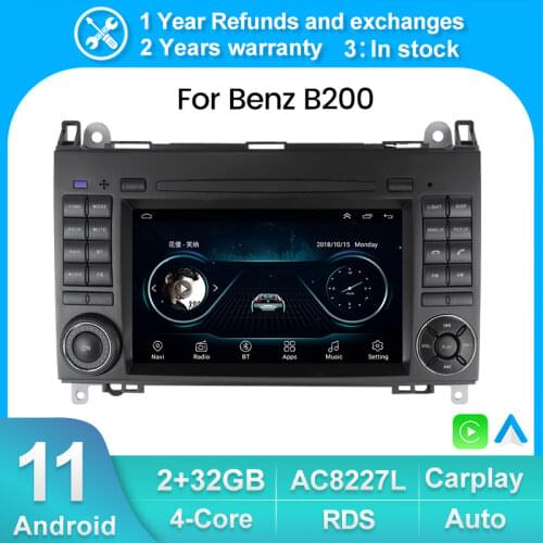 Android 10 DSP Car DVD Radio Multimedia Player For Mercedes Benz Sprinter B200 W906 A B Class W169 W245 GPS Navigation RDS FM/AM