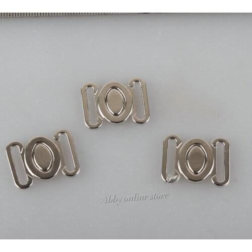 Free shipping 500 sets lingerie bra alloy clip metal front closure swimming buckles 23mm
