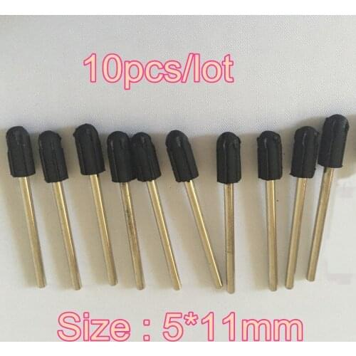 MAOHANG 10pcs/lot Beauty Nail Art Electric Nail Drill Sanding Cap Rubber Grips for Nail Drill Manicure Machine nail tools