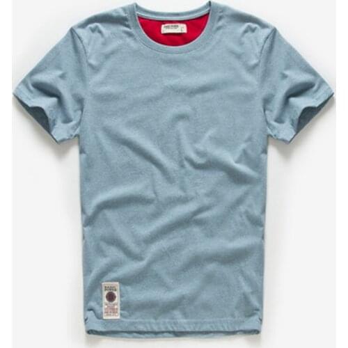 Men T-Shirts Male Summer Casual Tshirts Mens Short Drop Shoulder Cotton Basic Plain Solid Tee Shirts Women Plus Size M-3XL