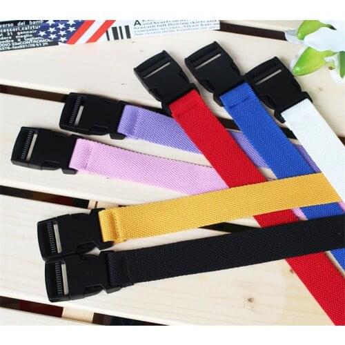 Best Sale High Quality Colorful All-match Long Canvas Belt Iron-free Canvas Women Simple Solid Color Korean Belt Riem