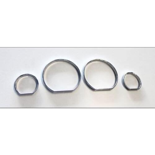 Chrome Speedometer Gauge Dial Rings Bezel Trim for BMW E46 M3 M