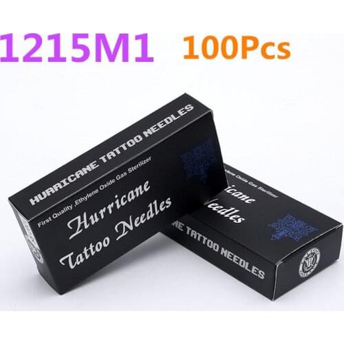 Tattoo Needles Mixed 1215M1 100PCS/lot Mixed Assorted Sterilize Single Stack Magnum Tattoo Needles
