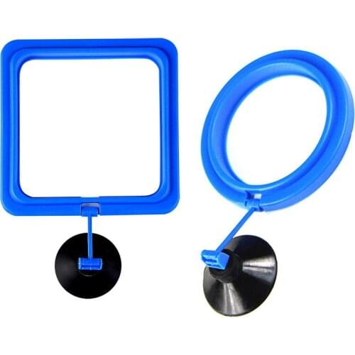 Aquarium Feeding Ring Fish Tank Station Floating Food Tary Feeder Square Circle Hot Sale