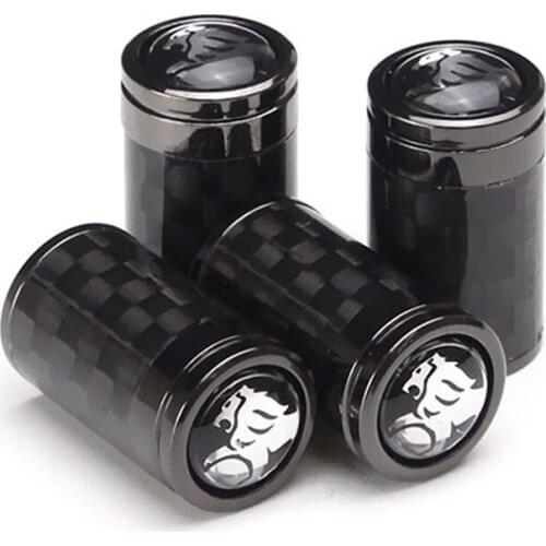 Carbon Fiber Car Tyre Valve Cap for Holden Cruze Hsv Colorado Commodore Captiva Trailblazer Monaro Vehicle Air Cap Auto Styling
