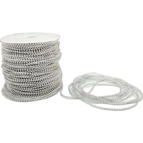 1Yards Gold Lace Crystal Beads Silver Sequin Fabric Beaded 0.4cm Ribbon Sewing Applique Lace Accessories Christmas Decor LW13