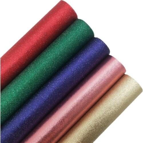 Christmas Red Green Glitter Synthetic Faux Leather Vinyl Fabric Sheets for Bows Earrings DIY 21X29CM R166A