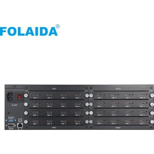 Folaida HDMI matrix 4x8 8x8 8x16 16x16 16x24 20x20 16x32 32x16 32x32 HDCP 1080P HDMI Blu-ray Display Switcher