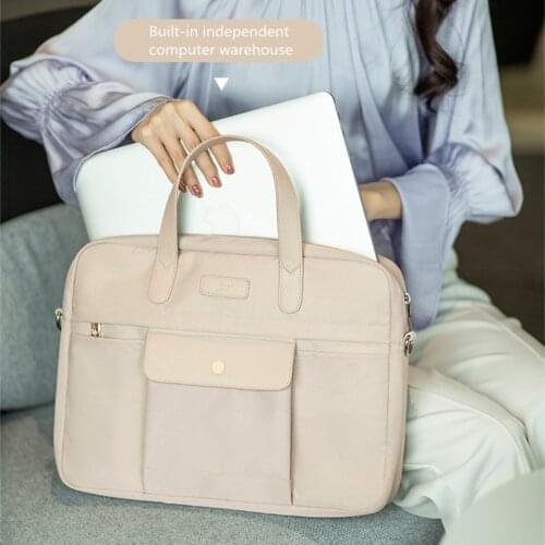 Multifunction Briefcases Laptop Protection Handbag Business Trip Notebook Document Storage Organize Shoulder Bags Accessories