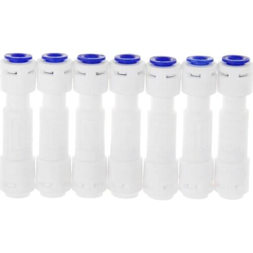 Plastic 150CC to 1500CC RO Water System Waste Water Flow Regulater Restrictor 1/4" OD Hose Reverse Osmosis Quick Pipe Fittiing