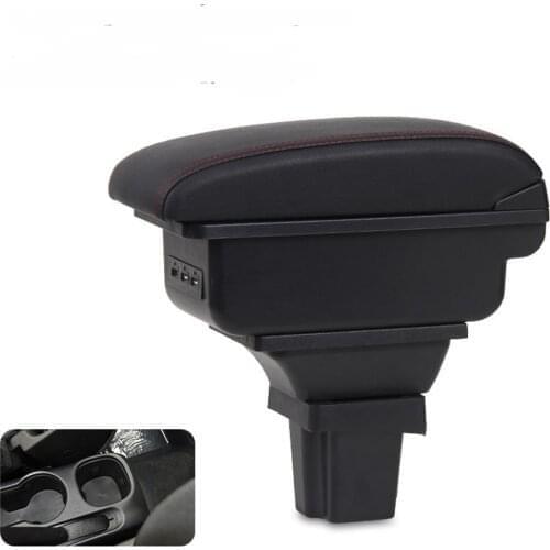 For Chevrolet Trax armrest box central Store content box car-styling decoration accessory with cup holder USB