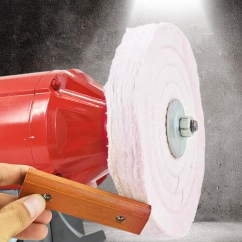 8 Inches Car Polishing Disc Repair Car Scratches Polishing Auto Kit Pure Cotton Polishing Disc Waxing Polisher Auto Accessories