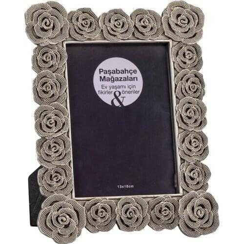 Pasabahce Ceremony Frame for Picture Photo Decorative Paintings Display Stand Home Wall Art Decor Gray Flower Modern Living Room