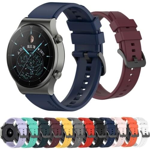 Wrist Band Strap For Huawei Watch GT 2 Pro / GT2 46mm / GT 2e Silicone Bracelet 22mm Smart Watchband For Honor GS Pro Magic 2