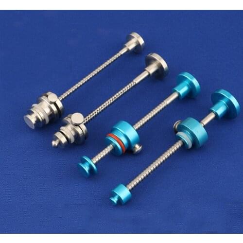 Liposuction handle connecting tube cleaning brush penetrating needle