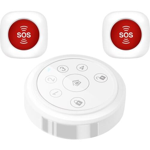 SOS Button Help Security System Emergency Alert For Elderly Patient Panic Alarm Wifi Tuya Control