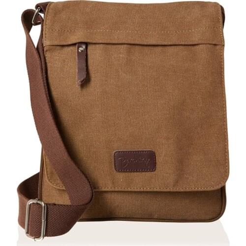 Fashion Men Shoulder Bag Vintage Canvas Shoulder Bags Travel Satchel Bag male High quality Small Crossbody Bags
