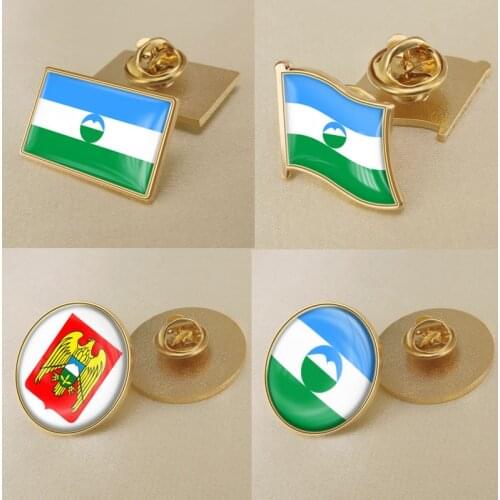 Coat of arms of Kabardino Balkaria Flag Lapel Pins/Broochs/Badges
