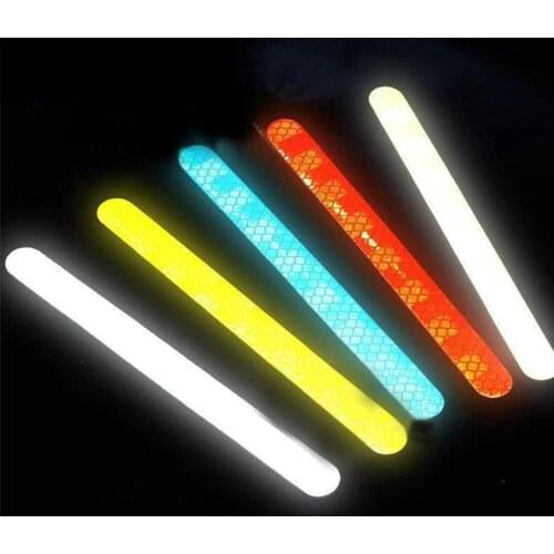 2 Pcs Car Rearview Mirror Stickers Safety Mark Car Reflective Strip Anti-collision Warning Tape Car-styling