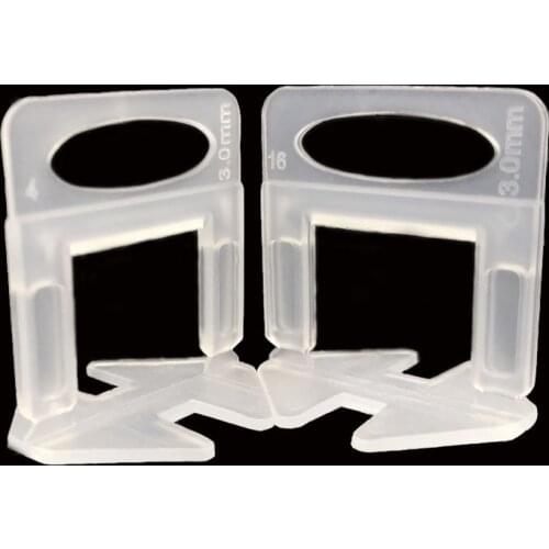 200 Pieces 1.5MM Tile Leveling System Base Spacers Clips Ceramic Leveler Kits Construction Tools For Laying Tiles Free Shipping