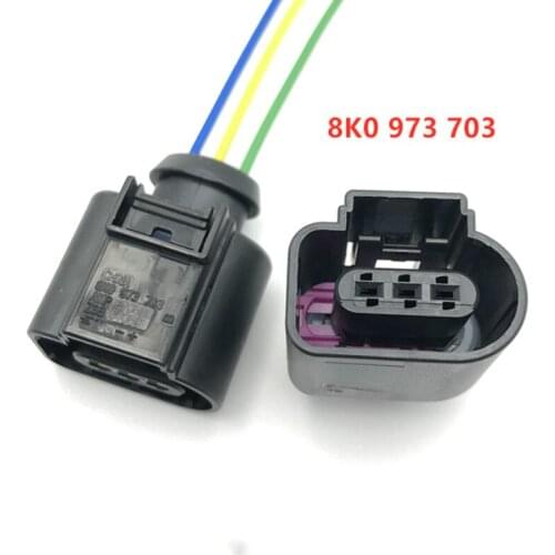 8K0 973 703 Car air conditioning pressure switch plug anti theft horn exhaust gas temperature sensor For Volkswagen Audi