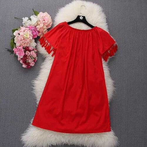 ALPHALMODA Loose Summer Dresses