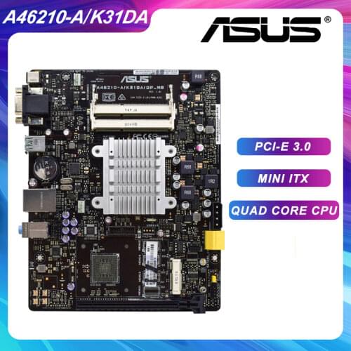 A46210-A/K31DA/DP_MB For ASUS PC Desktop Motherboard Quad Core CPU USB2.0 K31da Original Used Motherboard