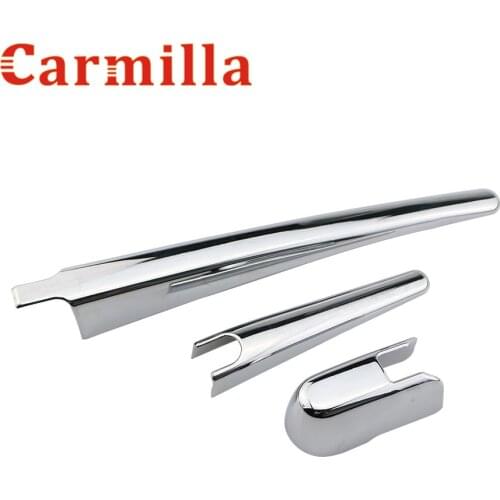 Carmilla Car Chrome Rear Wiper Blade Cover Sticker Decoration Cover For Honda HRV HR-V Vezel 2014 2015 2016 2017 Parts