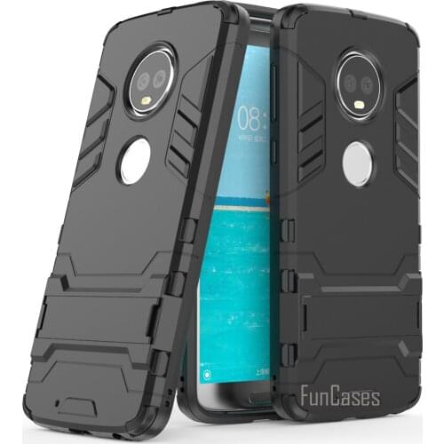 Phone Case for Moto G6 Plus Coque Armor Drop Protection Sports Series Case Capa Shell for Moto G6 Plus Fundas Rose Back Cover