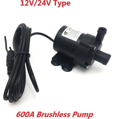 Electric 600A Type Low Noise Brushless Motor Pump Micro Submersible Water Pump 350~700L/H