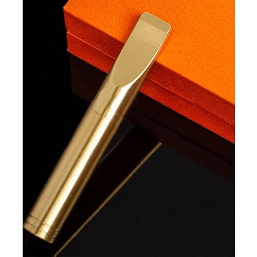 Cigarette Companion Pure Copper Smoking Accessories Dual-purpose Cigarette Holder Filter for Thick and Thin Smoke, Easy to Clean
