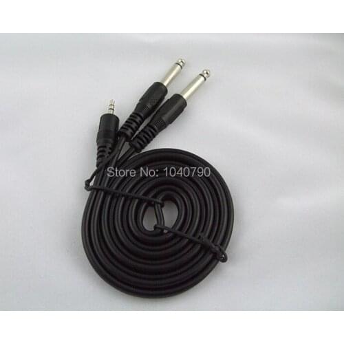 3.5 mm to dual 6.3/6.5 A second audio line Mixer cables Audio and video signal cable 3M 9.8ft Mixer cables