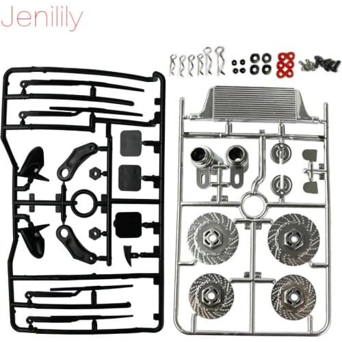 1/10 RC car parts Racing On Road Drift Model Car Exhaust Dummy Brake Disc Accessories Vehicles Model For Speed Control