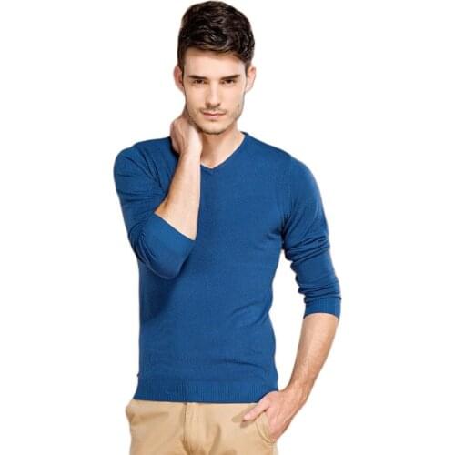 ZOEQO new High quality Brands New spring autumn Mens v-Neck Cashmere Sweater Jumpers knitted sweater ,pullover men brand 549