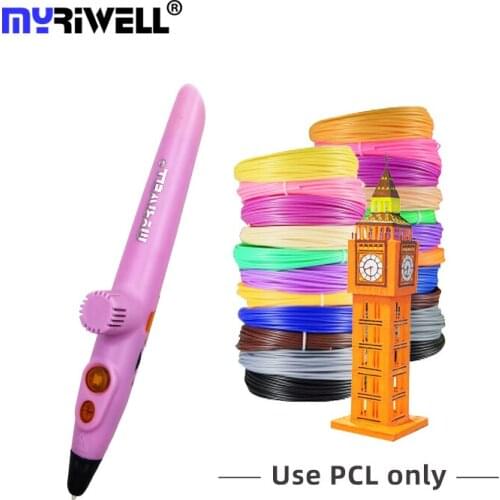 Myriwell 3D pen support 1.75mm Filament DIY Birthday Gift Toy RP-200A 3D Printing Pen For Kids High quality