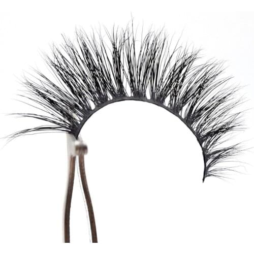 Visofree Mink Lashes Winged Criss-crossed Rounded False Eyelashes Hand Made 3D Mink Eyelashes Cruelty-free Lashes maquiagem 08E