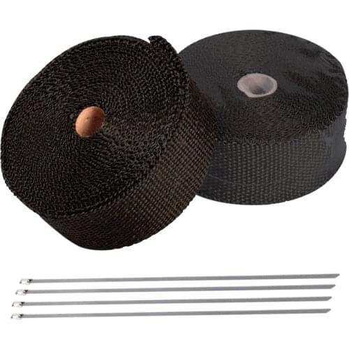 Motorcycle Exhaust Wrap Pipe Anti-scald Thermal Exhaust Tape Header Heat Wrap Resistant Downpipe For Motorcycle Car Accessories