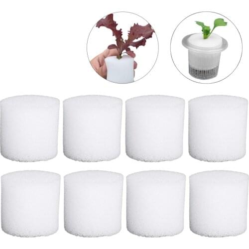 Cultivation Equipment Soilless Hydroponic Nursery Sponge Growing Media Cylindric Gardening Tools 100pcs Seedlings Sponges