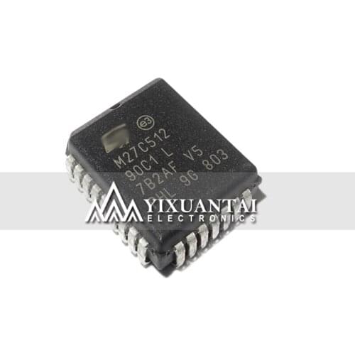 5pcs/lot 10pcs/lot 20pcs/lot Free shipping 100% original M27C512-90C1 M27C512 PLCC32