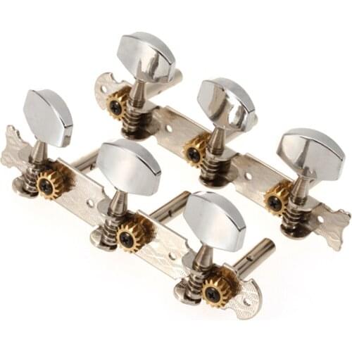 Durable Zinc Alloy Classical Guitars Tuning Pegs Machine Heads with Chrome Tip Luthier Supply Stringed Instruments Accessories