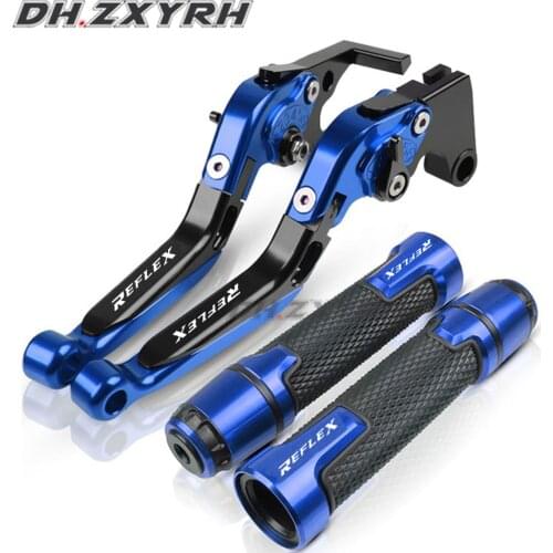 Front Rear Brake Lever Handbar Grips for HONDA NSS250 Reflex FORZA300 FJS400 FSC600 Silver Wing NC700D Motorcycle Scissors Shape